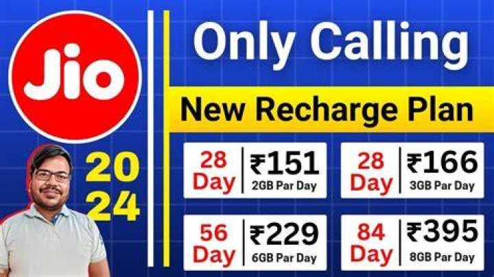 Can I recharge Jio only for calls?