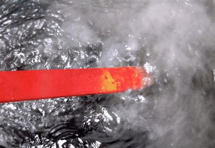 Can you quench metal in water?