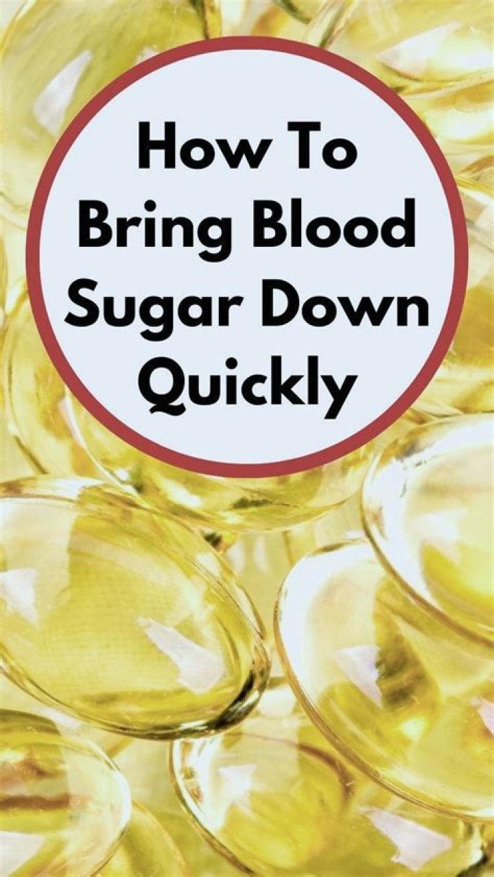 Do vinegar bring your blood sugar down?