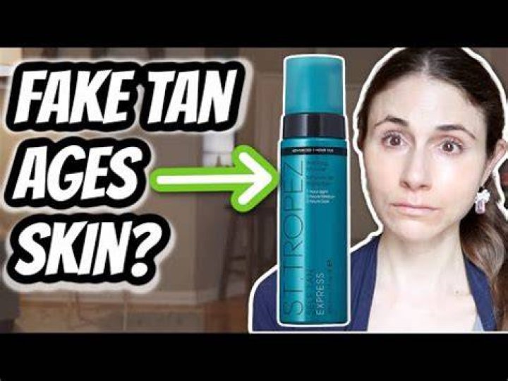 Does fake tan age your skin?