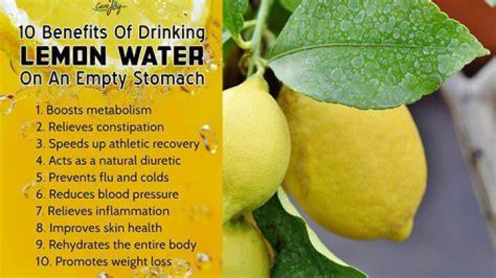 Does lemon water help arthritis?