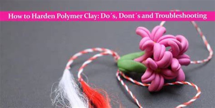 How do you harden polymer clay?