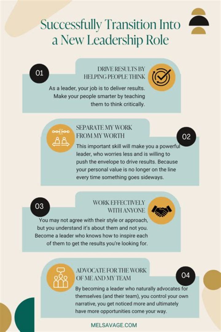 How do you transition into a new leadership role?