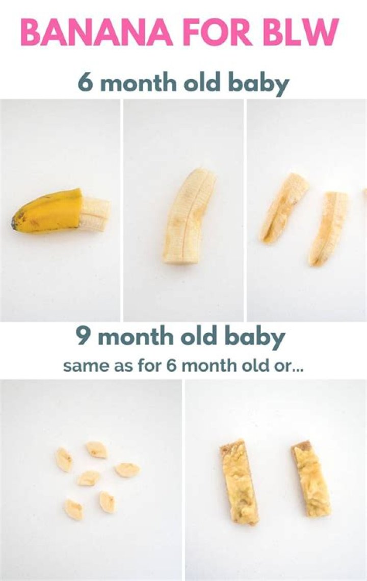 How much banana can a 8 month old baby eat?