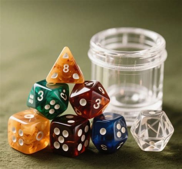 What is the difference between resin and acrylic dice?